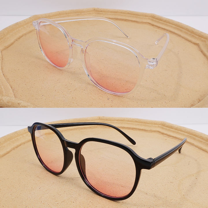 %E3%80%90DIV%20MALL%E3%80%91Gradient%20Glasses%20for%20Women%20Blush%20Sunglasses%20Anti%20Blue%20Sun%20Round%20Frame%20Flat%20Mirror%20Girl%20Decorative%20-%20Image%203