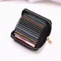 Zipper RFID Women Business Organizer Wallet Purse Men New Card PU. 