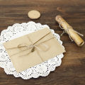 Vintage Kraft Envelope Letter Paper Set Valentine's Day Love Letter Invitation Envelopes Writing Paper with Rope Accessories. 
