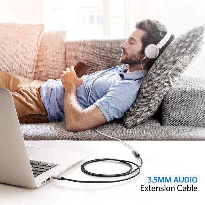 Ugreen%203.5mm%20Extension%20Audio%20Cable%20Male%20to%20Female%20Aux%20Cable%20Headphone%20Cable%203.5%20mm%20extension%20cable%20for%20iPhone%206s%20MP3%20MP4%20Player%20iPad%20Cell%20Phones%20-%20Image%208