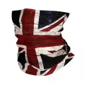 Union Flag Bandana Neck Gaiter Uk Kingdom Country Magic Scarf Multifunctional Headwear Cycling for Men Women Adult Breathable. 