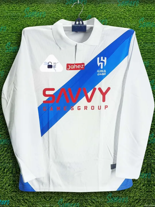 Al-Hilal%20Full%20Sleeve%20Collar%20Polo%20Football%20Jersey%20For%20Men%20-%20Long%20Sleeve%20Polo%20-%20Al%20Hilal%20Jersey%202026/27%20-%20Image%205