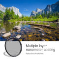 K&F CONCEPT CPL Camera Lens Filter Ultra Slim Optics Multi Coated Circular Polarizer 37mm 39mm 49mm 52mm 58mm 62mm 67mm 77mm. 
