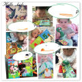 3D Toddlers Animal Foot Cloth Book Washable Montessori Baby Busy Board Early Learning Education Habits Knowledge Developing Toys.