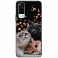 Phone Case For Vivo Y33 V2057 Cover Y 33 Capas TPU Soft Black Silicone Coque for Vivo Y33 4G Case Funda for vivoY33 Cartoon Euti.
