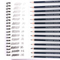 Kasimir Drawing Pencils 14pcs/set 12B, 10B, 8B, 7B, 6B, 5B, 4B, 3B, 2B, B, HB, 2H, 4H, 6H Graphite Sketching Pencils Professional Sketch Pencils Set for Drawing. 