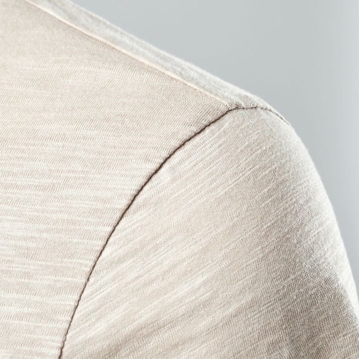 T%20Shirt%20Men%20Casual%20High%20Quality%20Summer%20Short%20Sleeve%20Henry%20neck%20Mens%20T%20Shirts%20Fashion%20Basic%20T-shirt%20Male%20KEEMEEUYZO%20-%20Image%205