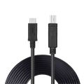 Data Cable for Laptop Printer-2 x Type C Printer Cable-Black. 