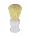 Multicolor Plastic Handle Comfortable Shaving Brush - Off White. 