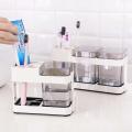 Multifunction Toothbrush Toothpaste Storage Rack. 