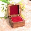Wooden Ring Box Elegant Personalized Engraved Wedding Box Compact Handcrafted Engagement Box for Wedding Ceremony Engagement.