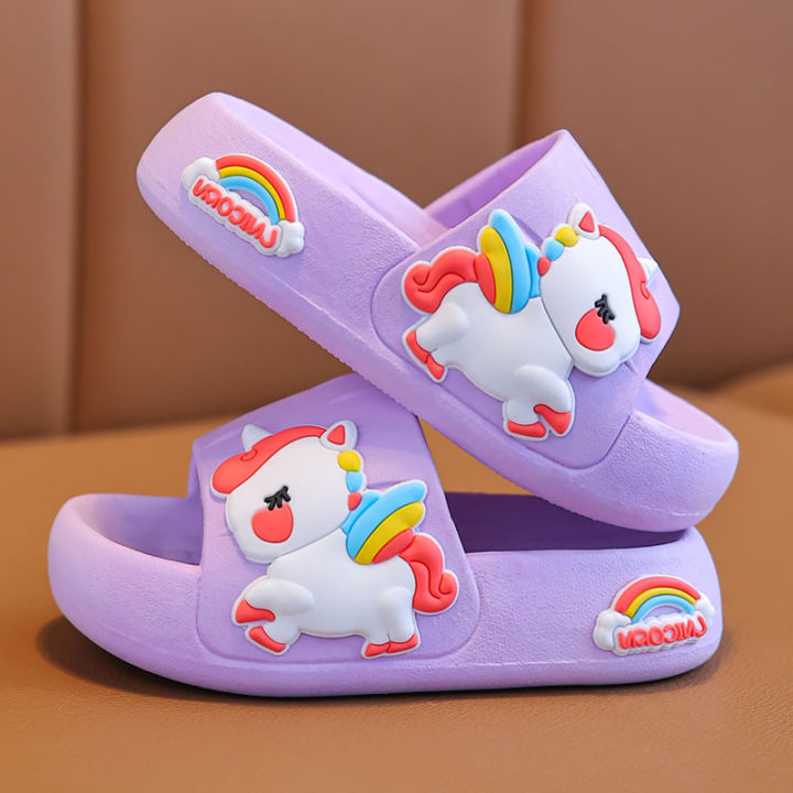 Summer%20Kids%20Home%20Shoes%20Flip%20Flops%20Baby%20Girls%20Slippers%20for%20Children%20Cartoon%20Unicorn%20Bathroom%20Antislip%20Thick%20Sole%20Slides%202-8%20Years%20-%20Image%203