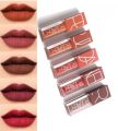Pudaier Matte Liquid Lipstick Set 5pcs Lipstick 5 Colors Matte Lipstick Set, Long Lasting Velvet Lips Tint Liquid Lipstick Waterproof Lipstick Makeup.