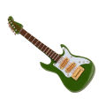 মিনিয়েচার ইলেকট্রিক গিটার ডেকোরেশন সবুজ টেকসই খাদ মিনিয়েচার ইলেকট্রিক গিটার অলঙ্কার বইয়ের আলমারির জন্য ডেস্কের জন্য উপাদেয়.