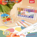 Baba Cat 24 Colors Acrylic Marker Pen Student Drawing Marker Pen Creative DIY Doodle Color. 
