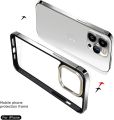 Stainless Steel Bumper Phone Case for iPhone 15 Pro Max 15Plus 15Pro iPhone15 Metal Frame Armor Titanium Phone Accessories Mascaraara.