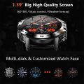 MELANDA Steel 1.39 Bluetooth Call Smart Watch Men Sports Fitness Tracker Watches IP67 Waterproof Smartwatch for Android IOS K52. 