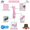 High Quality Long PVC Kitchen Gloves 2Pcs, Silicone Dishwashing Kitchen Hand Gloves. 