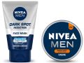 Nivea Men Dark Spot Reduction Cream, 75ml & Men Face Wash, Dark Spot Reduction, 100g (75ml+100gm). 
