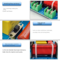 2 Piece PA-2A 2 Ways Speaker Crossover Treble + 450W Pure Bass Subwoofer Frequency Divider Filters DIY Blue PCB+Electronic Components For Home.