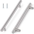 RK Modern Brushed Nickel Stainless Steel Cabinet Handles for Cupboard Drawer and Kitchen Drawer. 