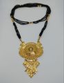 Gold Plated Traditional Alloy Necklace for Women and Girls Medium Size Stylish Party Wear Jewelry. 