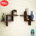 Refined Taste - Premium Quality Wall Shelf | Wall Rack | Storage Shelves | Unique Design by Furniture Express - Durabilty Assured. 