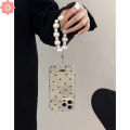 Graffiti Cute Black Love Heart Luxury Bow Knot Bracelet Case Compatible for IPhone 11 15 13 12 14 Pro Max 7Plus 15 7 14 8 Plus XS XR X MAX SE 2022 Laser Waves Water Card Case. 