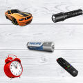 Philips LR6E4B/10 AA Ultra Alkaline Battery Bundle of 4 Piece.
