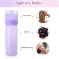Hair Dye Applicator Hair Oil Brush Bottles Refillable Shampoo Bottle Root Comb Barber Hair Coloring Dyeing Styling Tools. 