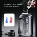 2.7L/1.7L Accurate Calibration Water Bottle for Hiking Fitness Camping Men Women Outdoor Large Leak-proof Gym Training Bottle.