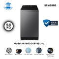 SAMSUNG 9.5KG Top Loading Inverter Washing machine Gray With Ecobubble™, Tub Clean, Free Delivery and Official Warranty | WA95CG4545BDSV.