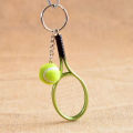 Tennis Racket Ball Key Chain Key Ring pendants Holder necklace Gift keychain for sports Car. 