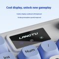 LANGTU L98 Wireless Gaming Mechanical Touch Keyboard Bluetooth 3Mode Rgb With Screen Knob Office E-sport Gaming Silent Keyboard. 