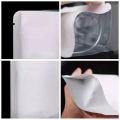 50Pcs/Lot White Kraft Paper Aluminum Foil Zip Lock Stand Up Bag Self Grip Seal Tear Notch Doypack Resealable Food Coffee Bean.