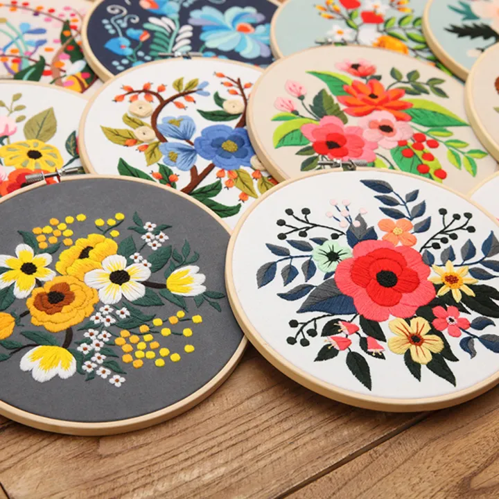 GC%20Diy%20Embroidery%20Kit%20Floral%20Patterns%20Embroidery%20Needlework%20Set%20Cross%20Stitch%20Kits%20For%20Beginners%20Craft%20Lover%20-%20Image%207