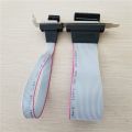 DB25 25Pin Parallel Port Printer LPT + RS-232 RS232 COM DB9 9Pin Serial Port Cable Cord Wire Bracket 30cm.