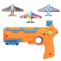 【2023】 Catapult Plane Gun Toy Airplane Launcher Toy Airplane Aircraft for Children plane Catapult Gun Game Outdoor Sport Toys. 