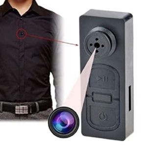 Bilashmart Mini Button Camera Video Recorder Compact Lightweight Wearable HD