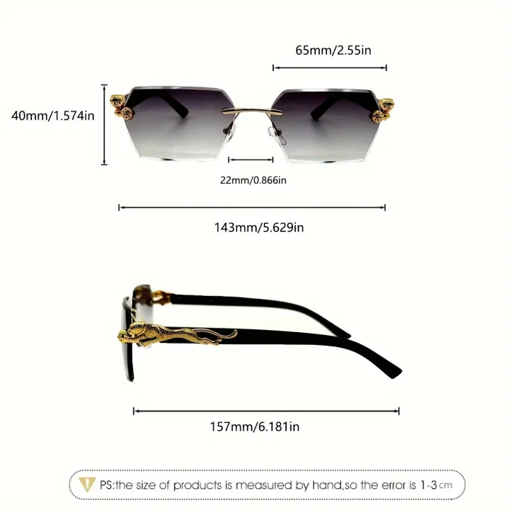 Trendy%20Vintage%20Rimless%20Polygonal%20Faceted%20Lens%20Sunglasses,%20With%20Leopard%20Design%20Temples,%20For%20Men%20Women%20Party%20Vacation%20Travel%20Driving%20Fishing%20Decors%20Photo%20Props%20-%20Image%202