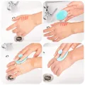 Silicone Face Scrubbers Exfoliator Brush Facial Cleansing Brush Blackhead Scrubber Exfoliating Brush-Facial Cleansing Pads Precision Pore Cleansing Pad Acne Blackheads Removing Face Brush 1pcs. 