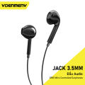 VDENMENV DR01 3.5mm Headphone 1.2Meter Plastic Housing Contoller with Mic. 