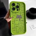 Cute Cartoon Cat Phone Case for IPhone 15 13 12 11 14 Pro Max 14 15 Plus Shell SE2020 8 7 Plus X XS XR Shockproof Back Covers. 