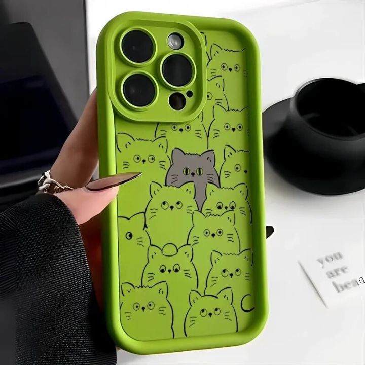 Cute%20Cartoon%20Cat%20Phone%20Case%20for%20IPhone%2015%2013%2012%2011%2014%20Pro%20Max%2014%2015%20Plus%20Shell%20SE2020%208%207%20Plus%20X%20XS%20XR%20Shockproof%20Back%20Covers%20-%20Image%204