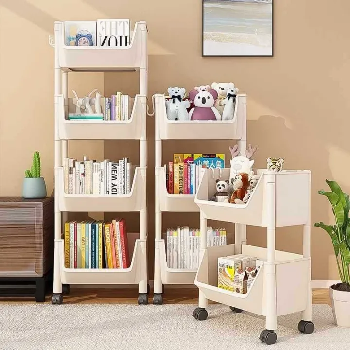 Bookshelves,%20movable%20children's%20desks,%20book%20trolleys,%20toy%20storage%20racks%20under%20school%20bags,%20multi-layer%20shelves%20with%20wheels%20-%20Image%204