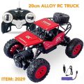 Have Off-Road Adventures with an R/C Car Rock Crawler - Rechargeable Alloy Monster Truck - Remote Control Car 1:18 SF2029. 