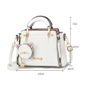 Handbag High Quality Casual Shoulder Top-Handle Women Bags Fashion Vintage Designer Messenger PU Leather. 