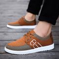 Hot Men's Brand Canvas Shoes Lightweight Sneakers Autumn Men Breathable Vulcanized Shoe Lace Up Work Footwear Man Drive Shoe KEEMEEUYZO. 