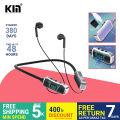 KM KL50 Wireless Bluetooth Neckband – HD Sound, 48 Hours Play Time , LED Display. 