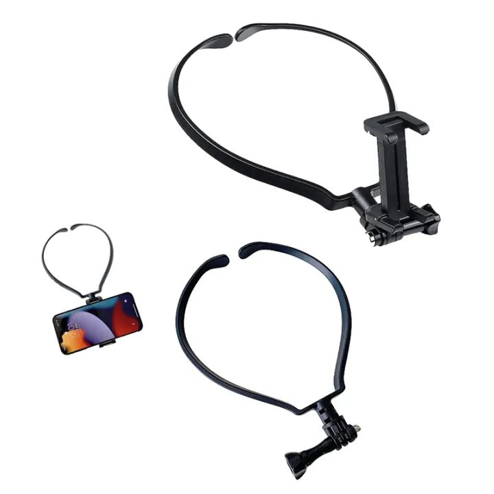 Hands%20Free%20Wearable%20Neck%20Holder%20Lazy%20Phone%20Stand%20Universal%20Hanging%20Mount%20For%20IPhone%2015ProMax%20Samsung%20GoPro%20Dock%20Station%20Bracket%20-%20Image%204